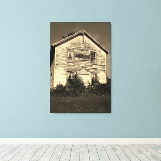 Stem van de Gemelde Druk van het Canvas van de Men (Insitu (Houten vloer))