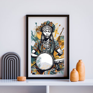Stem van de Heilige Trommel Poster