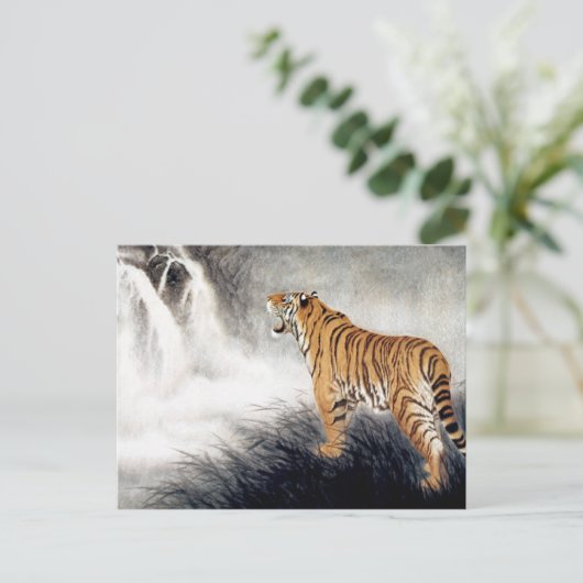 Stem van de Tijger Briefkaart (Staand voorkant)