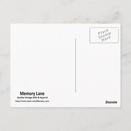 Stem van de Tijger Briefkaart (Achterkant)