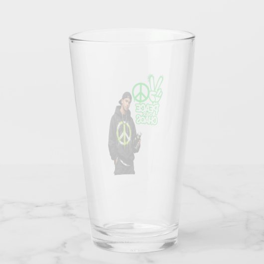 Stem van de Vrede Glas (Achterkant)