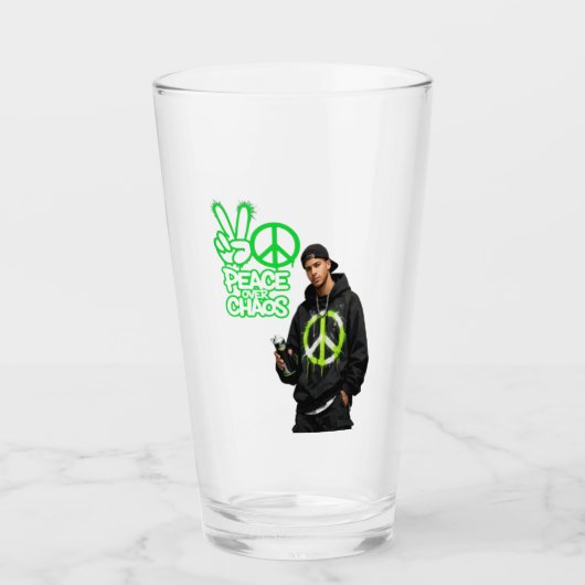 Stem van de Vrede Glas (Voorkant)