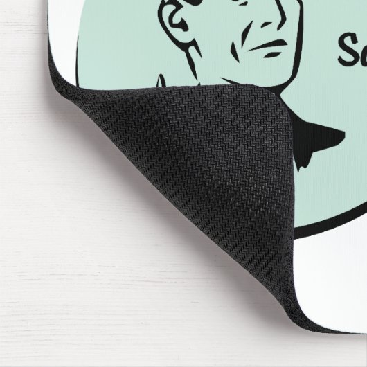 Stem van gezondheids- en veiligheidsbeambte muismat (Hoek)