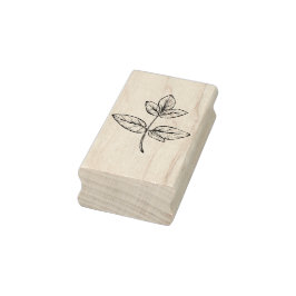 Stem van Ivy Leaves Art Stamp Rubberstempel