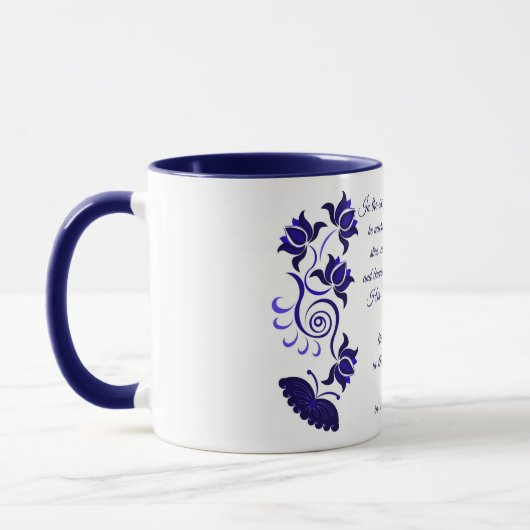 stem van kleuren mok (Links)