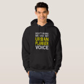 Stem van stedelijke planner Stedenbouw Hoodie (Voorkant volledig)