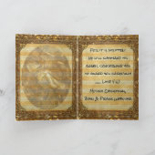 Stem van vele kerstengelen feestdagen kaart (Binnen)