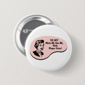 stem van Viola Player Ronde Button 5,7 Cm (Voorkant /achterkant)
