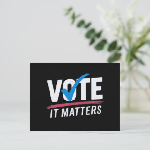 Stem Verkiezing 2024 Kiezers Democratische Politie Briefkaart