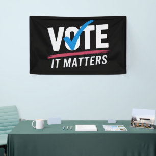 Stem Verkiezing 2024 Stemmer Democraat Politiek  Spandoek