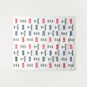 Stem Verkiezing Campagne Logo Selfie Achtergrond Wandkleed (Voorkant (horizontaal))