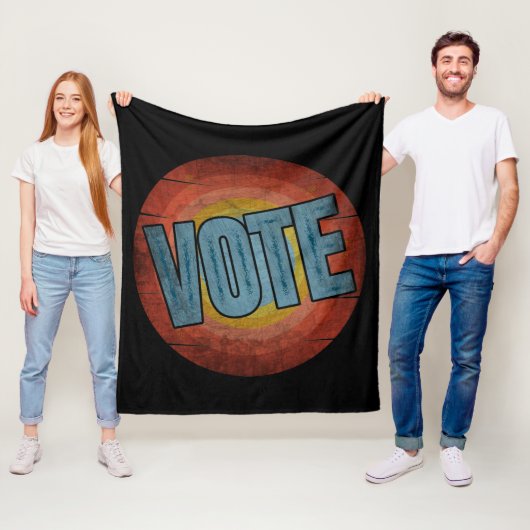 STEM VERKIEZING FLEECE DEKEN (In situ)