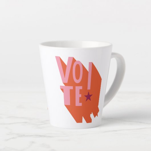 STEM! verkiezing Latte Mok (Rechterhoek)