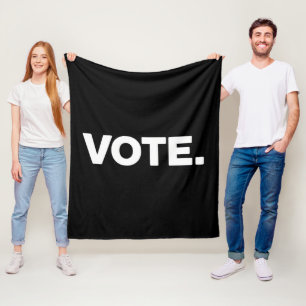 Stem Verkiezingen 2024 Stemrecht Kiesrecht Fleece Deken