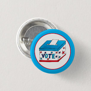 STEM Verkiezingsdag VS Stemmen Stembus Stemmen Ronde Button 3,2 Cm