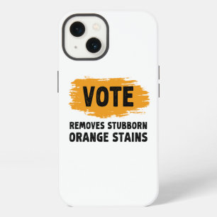 Stem verwijdert hardnekkige Oranje vlekken geschen iPhone 13 Hoesje