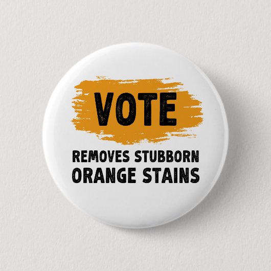 Stem verwijdert hardnekkige Oranje vlekken geschen Ronde Button 5,7 Cm (Voorkant)