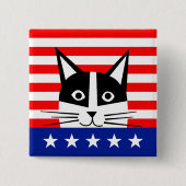 STEM! vierkante Button (Voorkant)