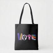 Stem voor de mensenrechten tote bag (Voorkant)