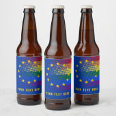 stem voor de regenboog tijdens de europese verkiez bier etiket (Flessen)
