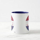 Stem voor de Rode, Witte Blauwe Liberty Bell 13 & Mok (Midden)