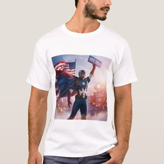 Stem voor de VS T-shirt (Voorkant)