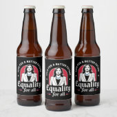 Stem voor een beter toekomstig President 2024 Bier Etiket (Flessen)