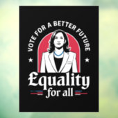 Stem voor een beter toekomstig President 2024 Raamsticker (Vel 3)