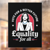 Stem voor een beter toekomstig President 2024 Raamsticker (Vel 2)