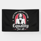 Stem voor een beter toekomstig President 2024 Spandoek (Horizontaal)