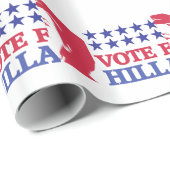 stem voor hillary cadeaupapier (Rol Hoek)