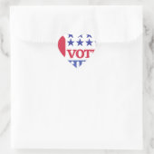 stem voor hillary hart sticker (Tas)