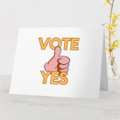 Stem vóór kaart (Gele Bloem)