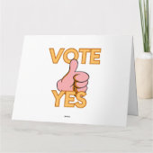 Stem vóór kaart (Achterkant)