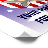 Stem voor me! Poster van de presidentsverkiezingen (Hoek)