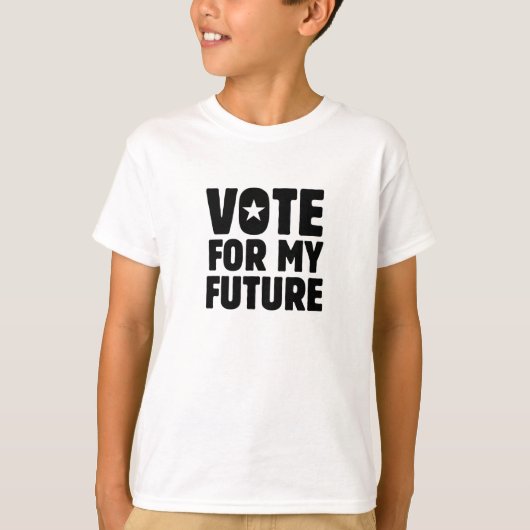 STEM VOOR MIJN TOEKOMST T-SHIRT (Voorkant)