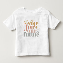 Stem Voor Ons Toekomstige Verkiezingsmeisjes Kinder Shirts