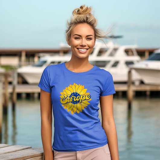 Stem voor onze toekomstige Europa verkiezing Zonne T-shirt