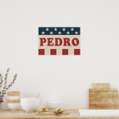 Stem voor Pedro Classic  Retro Campaign Poster (Keuken)