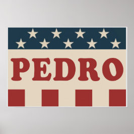 Stem voor Pedro Classic  Retro Campaign Poster