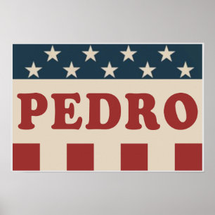 Stem voor Pedro Classic  Retro Campaign Poster