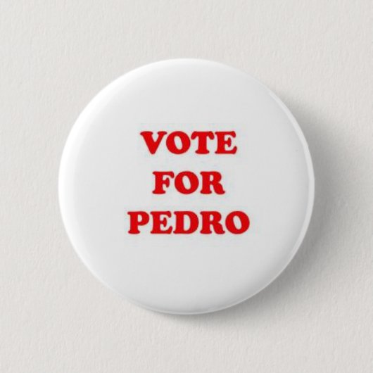 stem voor pedro ronde button 5,7 cm (Voorkant)