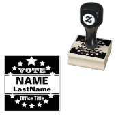 Stem voor politieke campagne Sjabloon Rubberstempel (Gestempeld)