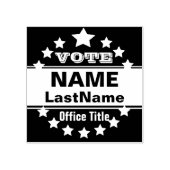 Stem voor politieke campagne Sjabloon Rubberstempel (Afrduk)