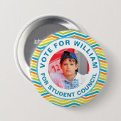 Stem voor President: Studentenraad Ronde Button 7,6 Cm (Voorkant /achterkant)