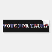 Stem voor Trump verkiezing - Pro Donald Trump Bumpersticker (Voorkant)