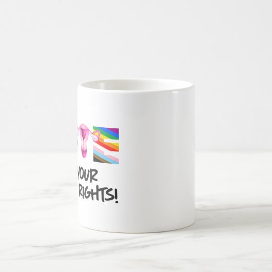 Stem voor uw mensenrechten koffiemok (Center)