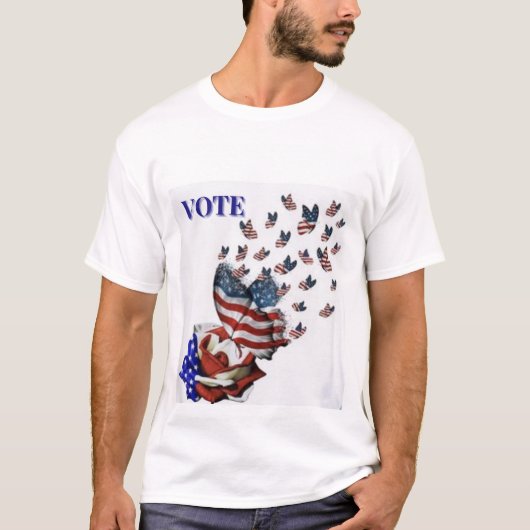Stem voor verandering. t-shirt (Voorkant)