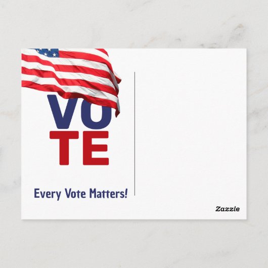 Stem Vroeg Neon teken Briefkaart (Achterkant)