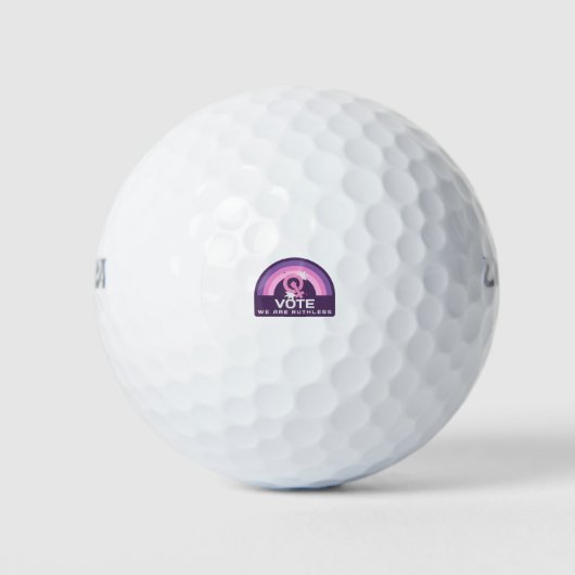 Stem We Zijn Meedogenloos Golfballen (Voorkant)